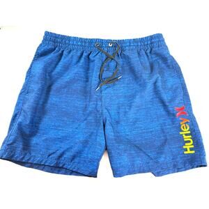 Hurley mens shorts 2 pockets color Blue size XL